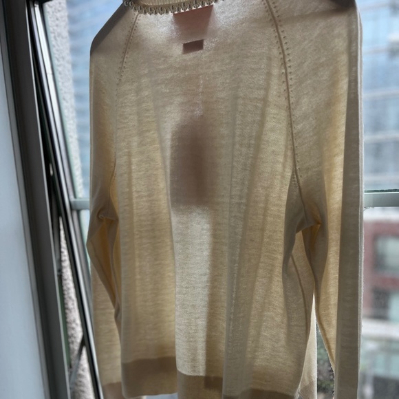 Gorgeous- never worn - Simone Rocha H&M cream silk cardigan with pearls - SIZE L - Picture 2 of 5